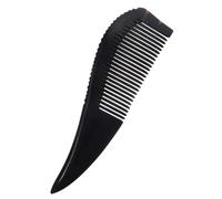 NULYLU Peigne à Cheveux En Corne De Buffle 17-19 Cm Peigne Démêlant à Dents Larges Outil De Massage Capillaire Accessoire De Coiffure Maison