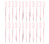 NULYLU Peigne à Cils et Sourcils 100 Pièces Mini Taille Plastique Brosse Réparatrice pour Sourcils Femmes Mascara Accessoire Maquillage Usage Quotidien