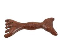 NULYLU Peigne de Massage Énergétique pour Massage Cuir Chevelu Ergonomique en Bois Double de Cerf Multifonctionnel et Relaxation