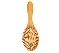 NULYLU Peigne en Bambou Antistatique du Cuir Chevelu Coussin D'air Confortable, Bois Naturel en Bambou, Portable pour Voyage et Usage Domestique