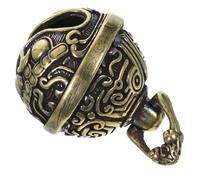 NULYLU Pendentif Vintage Laiton avec Cloche Décorative Compacte pour Porte-clés Sac ou Bricolage Ornement et Créatif