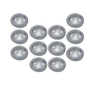 NULYLU Pièges à Peluches 12 Unités en Acier Inoxydable pour Tuyau de Vidange Lave-Linge, Accessoires Machine à Laver pour Prévention Obstruction et Entretien Régulier