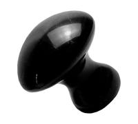 NULYLU Pierre de Massage Visage Noire de Champignon Accessoire de Massage Facial Gua Sha pour Soins Peau, Soulagement des Tensions et Absorption des Sérums, Outil de Beauté Multifonction
