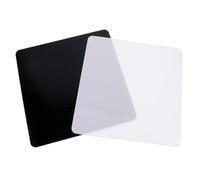 NULYLU Plaque Miroir Acrylique Blanche 2pcs pour Accessoires et Décors Photo, Double Face Brillante, pour Fond Photographique et Props en Studio
