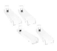 NULYLU plateau pousse-cigarettes distributeur de cigarettes 4Pcs PC papier auto-push avec boucles avant et arrière pour vitrine de magasin Couleur Aléatoire