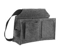 NULYLU Pochette à Outils Résistante en Feutre Gris Ceinture Ajustable, Grosse Capacité Multifonction pour Rangement Clous et Outils, Ceinture Utilitaire Homme et Femme, Couleur Aléatoire