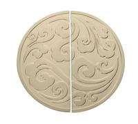 NULYLU Poignées de Meuble Demi-cercle en Alliage de Zinc Doré, 1 Paire, Finition Mate, Style Chinois Contemporain, Accessoire pour Tiroirs, Armoires et Portes, Décoration Intérieure