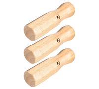 NULYLU Poignées en Bois pour Foot 3pcs Design Antidérapant, Accessoires de Jeu pour Réunions Sociales et Espaces Détente Bureau