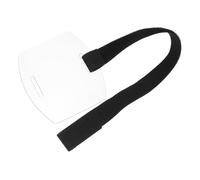 NULYLU Porte-badge Étanche pour Bras Horizontal en Pvc avec Sangle Réglable Noire, Pochette Transparente pour Carte D'identité, Porte-carte de Sécurité Sociale, pour Activités