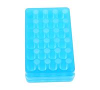 NULYLU Porte-tubes Grosse Capacité en Plastique pour Laboratoire Double Face Bleu de Rangement et Organisation des Consommables de Laboratoire