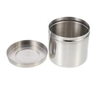 NULYLU Pot à Onguent L'air Insectes en Acier Inoxydable 304 Étanchéité pour Usage Professionnel en Salons de