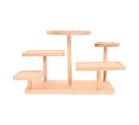 NULYLU Présentoir Support Polyvalent en Bois pour Collections à Cinq Niveaux sans Bavure et Succulentes pour Maisons et Magasins