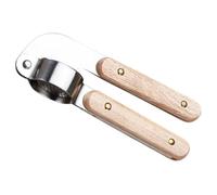 NULYLU Presse à Ail en Acier Inoxydable Résistant et Facile à Utiliser, Accessoire la Cuisine pour Hôtels et Restaurants, Machine à Purée D'ail Multifonction Khaki