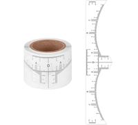 NULYLU Règle à Sourcils en Plastique 50 Pièces, Outil de Mesure Professionnel pour Maquillage et Tatouage, Formeur Symétrique pour Définir L'angle des Sourcils à Domicile Salon