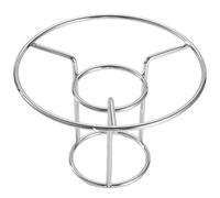 NULYLU Rôtissoire à Poulet Verticale Pliable en Acier Inoxydable 304 Grille de Rôtissage Détachable pour Barbecue Charbon Support Portable pour Volaille Camping et Sorties en Plein