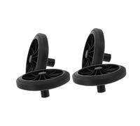 NULYLU roulettes De Rechange pour Poubelle 4 Pièces en Caoutchouc Petit Format pour Chariot Poubelle Extérieur, Accessoires Résistants Et Stables, Usage Résidentiel Et Public