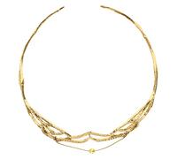 NULYLU Serrage-tête Diadème Couronne De Mariée Bandeau Vintage Pour Concours De Beauté Mariage Bal De Anniversaire