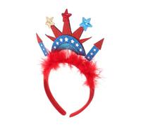 NULYLU Serre-tête de Costume Forme de Statue Bandeau Patriotique pour Cheveux Accessoire pour Fête du Juillet Photos Jour des Élections Journée des Anciens