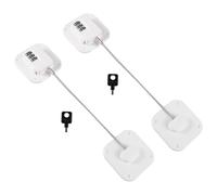 NULYLU Serrures à Combinaison pour Réfrigérateur en Plastique et Métal, Lot de 2, Verrou de Sécurité Pratique et Résistant pour Porte de Frigo, Maison