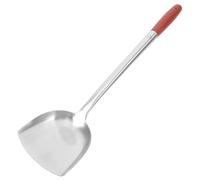 NULYLU Spatule Cuisine avec en Bois Antidérapant en Acier Inoxydable Ustensile Ménager pour Wok et à Domicile Restaurant