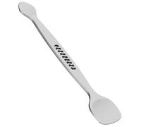 NULYLU Spatule pour Points Noirs en Acier Inoxydable, Outil Double Tête Portable pour Extraction Faciale, Nettoyage Profond des Pores, Usage à Domicile Voyage