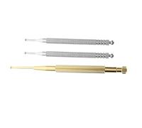 NULYLU Stylo D'acupuncture en Acier Inoxydable Outil de Massage Précis pour Oreille avec Pointe Détectrice de Points Auriculaires et Ressort en Cuivre Utilisable à Domicile Bureau