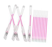 NULYLU Stylo De Maquillage Tatouage 15 Pcs Stylo De Cartographie Imperméable Rose Professionnel Pour Beauté Salon Tatouage Sourcils Lèvres Précis Outil De Beauté