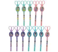 NULYLU Stylos Gel Mignons et Design Pratique en Plastique avec Ciseaux 12 Écriture Super Fluide pour Étudiants et Garçon et Filles en Scrapbooking et Cartes Faites Main