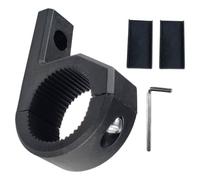 NULYLU Support de Fixation pour Phare Moto en Abs, Pince de Serrage pour Guidon Diamètre Variable, Compatible Éclairage LED, Accessoires Moto Polyvalents pour Usage Tout-Usage et Urbain