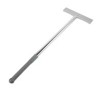 NULYLU Support de Pancarte à Main Portable en Acier Inoxydable Argenté, Facile à Assembler, pour Manifestations, Défilés et Événements en Extérieur