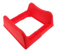 NULYLU Support de Pneu Réglable en Plastique Rouge pour Rangement Pneus Voiture, Base Porte-pneus Multifonction pour Atelier et Garage, Étagère Robuste pour Stockage Roues et Jantes,