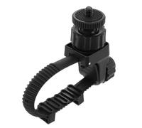 NULYLU Support de Téléphone Portable Réglable en Abs pour Saxophone Alto Fixation 1/4 Pouces, Lyre Portable Noir, pour Concerts et Répétitions