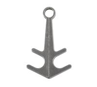 NULYLU Support Magnétique Fixation Magnétique Pratique pour Téléphone et Tablette en Alliage de Zinc Argenté, Léger et Portable, pour Bureau ou Maison