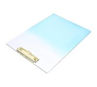 NULYLU Tableau D'écriture Portable A4 en Acrylique Solide Clips, Planchette à Pince Résistante et Non Déformable pour Bureau et Prise de Notes