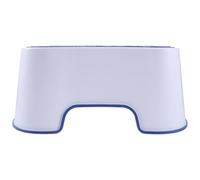 NULYLU Tabouret Pied Salle de Bain Plastique PP Antidérapant Marche Pied Toilette Physiologique pour Adultes et Garçon Fille Confort et Stabilité Bleu Océan