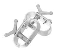 NULYLU Tendeur de Câble Robuste pour Mini Treuil Manuel Lot de 2 Pinces Tire-Câble Universelles en Acier pour Couverture de Piscine Serrage et Fixation Résistante au Vent