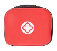 NULYLU Trousse de Premiers Secours Fonctionnelle en Tissu Oxford et Eva Rouge, Paquet de Rangement pour Remède, Protection Famille et L'école