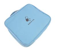 NULYLU Trousse de Secours Portable à Fermeture Éclair en Tissu Oxford pour Rangement de Remède, Usage Longue Durée, pour Activités Extérieures et Voyages