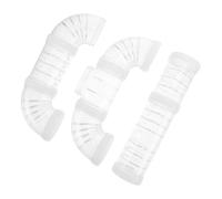 NULYLU Tunnel Labyrinthe Soi-même pour Hamster en Plastique Blanc Renfort à L'entrée, Accessoire pour Cage à Hamster, Kit 1 Set pour Petits Rongeurs