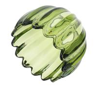 NULYLU Verre Abat Jour Citrouille Verte Petit Abat Jour Verre pour Suspension Décoratif pour Chambre Salon Bureau Couverture de Lampe