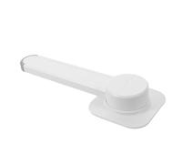 NULYLU Verrous de sécurité pour toilettes en plastique, à l'épreuve des bébés - Verrous blancs pour abattant de toilettes avec bras - Auto-adhésifs, sans outils, pour la sécurité des