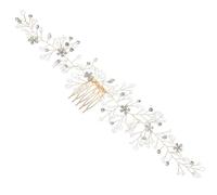 NULYLU Vigne De Cheveux Rhinestones Pour Mariage Accessoire Élégant Avec Peigne Pour Mariée Finition Délicate Et Unique Ajoute Une Touche De Chic à Votre Robe De Mariée