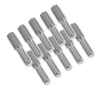 NULYLU Vis de Conversion Assurant une Connexion Sécurisée Lot de 10 en Acier Inoxydable M8x20 à M10x20 Réducteur de Filetage Précis pour Meubles en Projets Professionnels