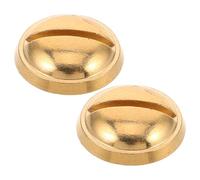 NULYLU Vis de Repose-pouce pour Saxophone 2pcs en Métal Or, Outil de Réparation Professionnel avec Stabilité Optimale pour Alto, Ténor et Soprano
