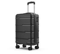 NUMADA - Bagage Cabine 55x40x20cm (38,4L) Upfly T10 XS avec Serrure à Combinaison et 4 Roues Doubles à 360°. Valise Cabine Légère avec Intérieur Compartimenté | Nero