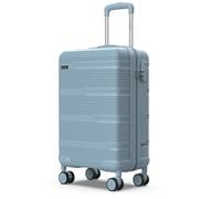 NUMADA - Bagage Cabine 55x40x20cm (38,4L) Upfly T10 XS avec Serrure à Combinaison et 4 Roues Doubles à 360°. Valise Cabine Légère avec Intérieur Compartimenté | Bleu