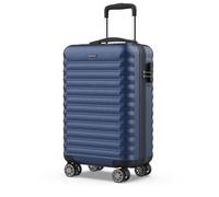 NUMADA - Valise Cabine 55x36x19cm (31L) Upfly XS à 4 roulettes et Serrure à Combinaison. Bagage Cabine Ultra Légère Résistant à l Eau | Bleu Marine