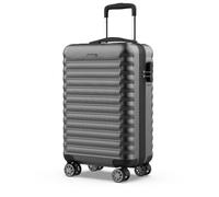 NUMADA - Valise Cabine 55x36x19cm (31L) Upfly XS à 4 roulettes et Serrure à Combinaison. Bagage Cabine Ultra Légère Résistant à l Eau | Gris