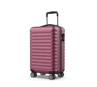 NUMADA - Valise Cabine Upfly 20' ABS (53x33,5x22cm) avec Fermeture à Combinaison et 4 roulettes Doubles 360. Bagage Cabine Rigide résistante et légère avec intérieur compartimenté | Bordeaux