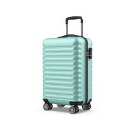 NUMADA - Valise Cabine Upfly 20' ABS (53x33,5x22cm) avec Fermeture à Combinaison et 4 roulettes Doubles 360. Bagage Cabine Rigide résistante et légère avec intérieur compartimenté | Vert